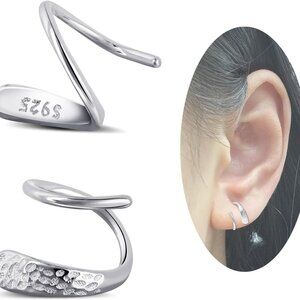 Double Hoop Earrings Silver Gold Sterling Silver Small Hypoallergenic Jewelry